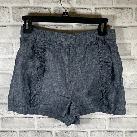 Girl’s TEA Jean colored soft shorts 16 - Picture 1 of 4